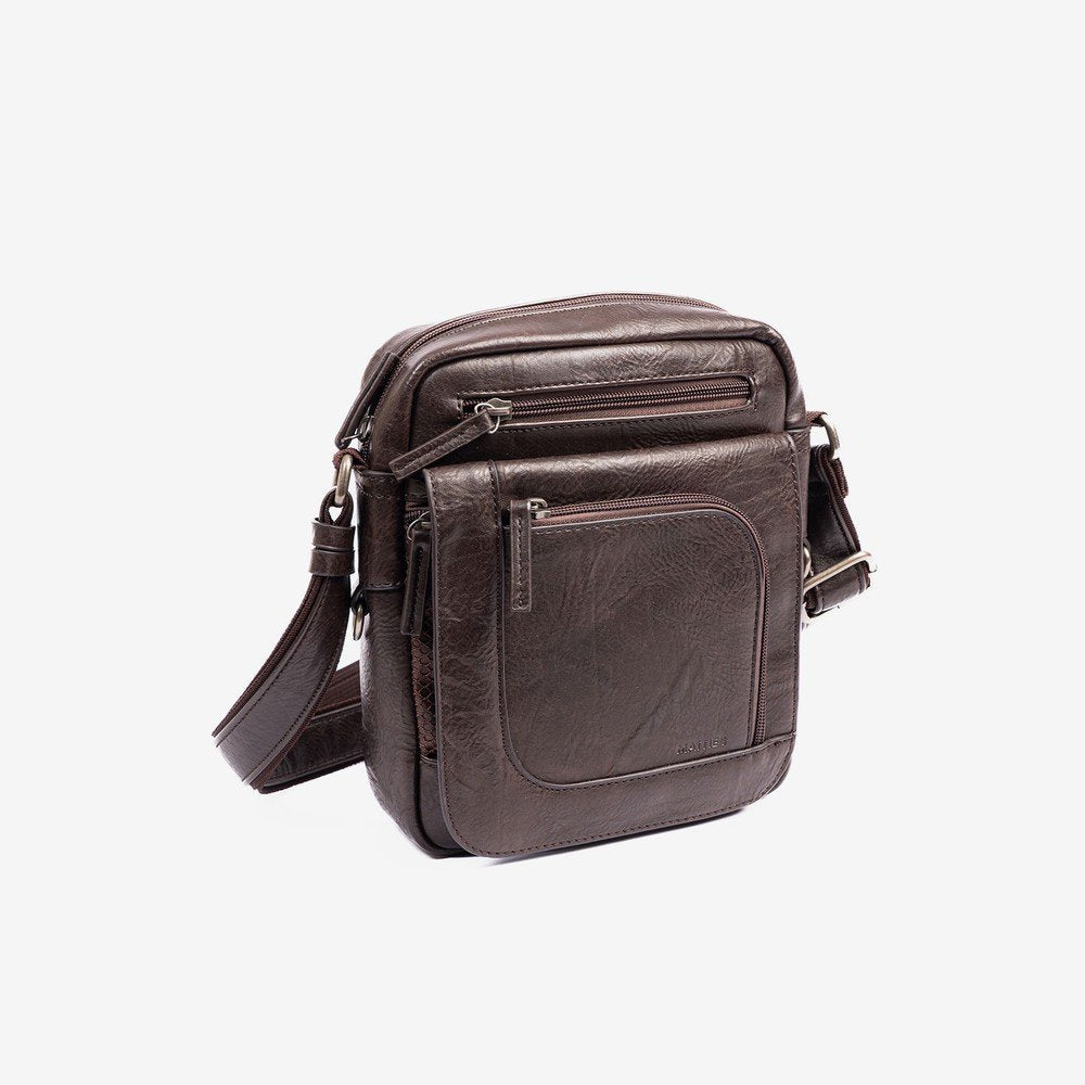 Bolso bandolera para hombre classic sport marrón MATTIES 19x23cm Imagen principal del producto
