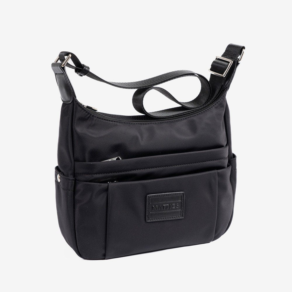 BOLSO BANDOLERA JENNA NEGRO 26X20CM | MATTIES | 1 UNIDAD | 8435547244389