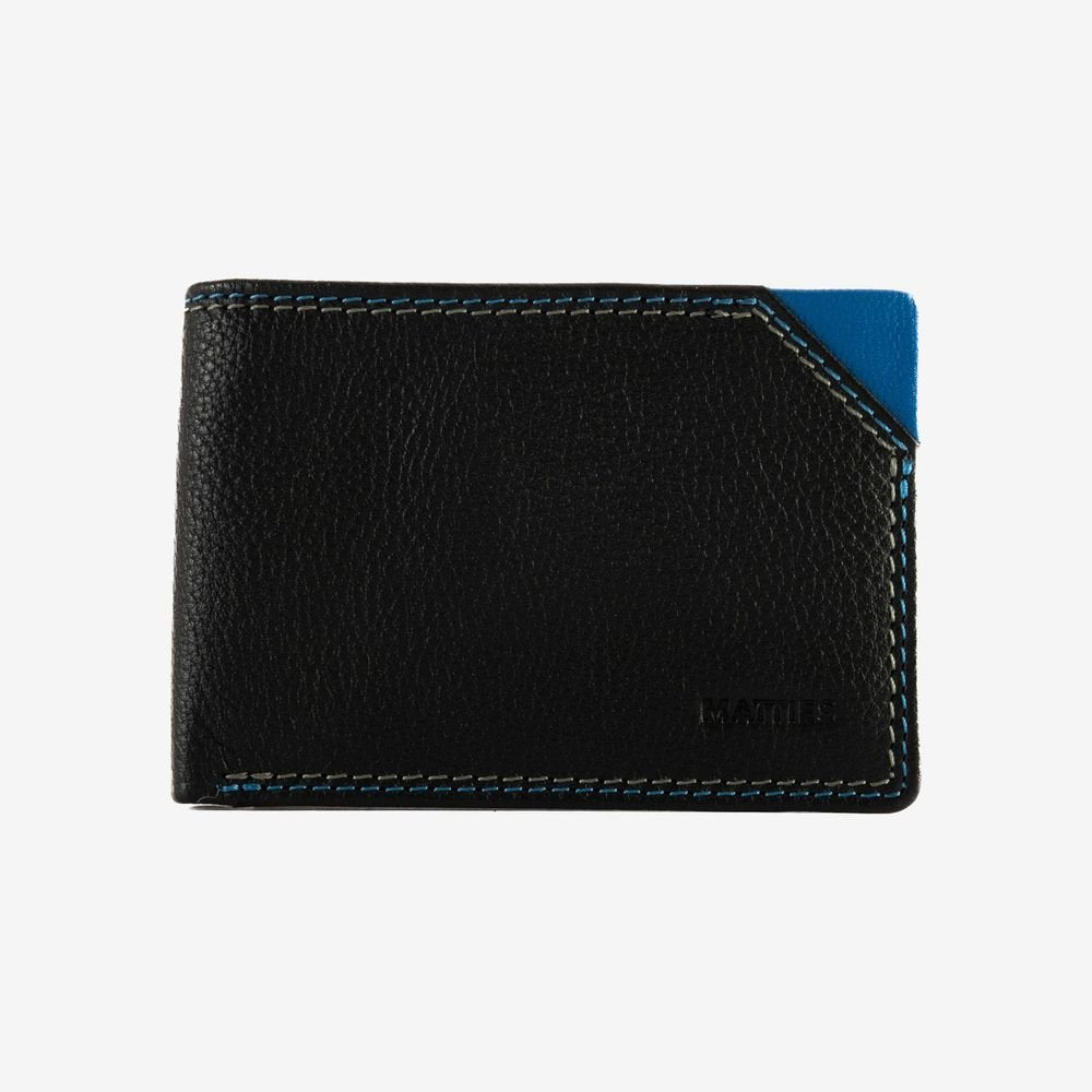 Cartera Mini Horizontal Monedero Negro Hudson MATTIES Imagen principal del producto