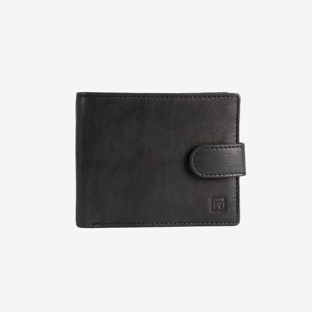Cartera Hombre Horizontal Broche Negro New Antic MATTIES Imagen principal del producto