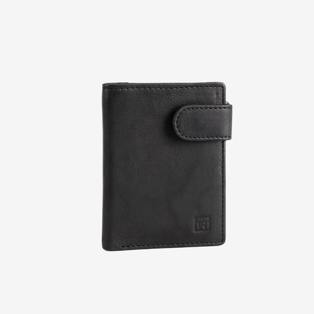 Cartera Hombre Vertical Broche Negro New Antic MATTIES