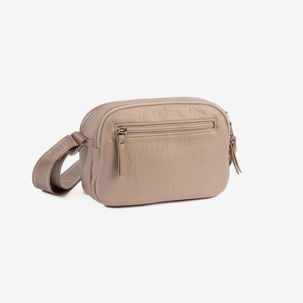Bolso bandolera doble mujer beige MATTIES Imagen principal del producto
