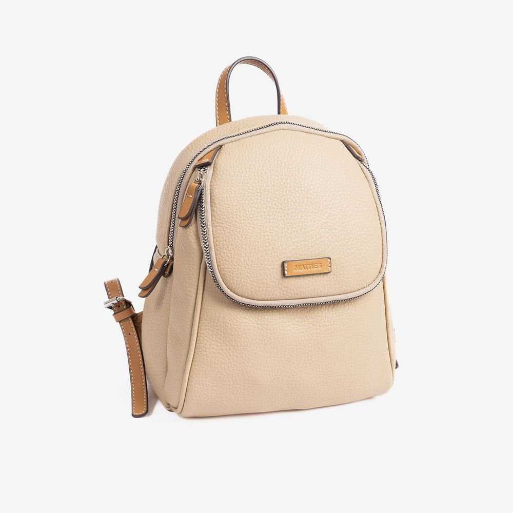 Mochila con Bolsillo Mujer Beige Moon MATTIES Imagen principal del producto
