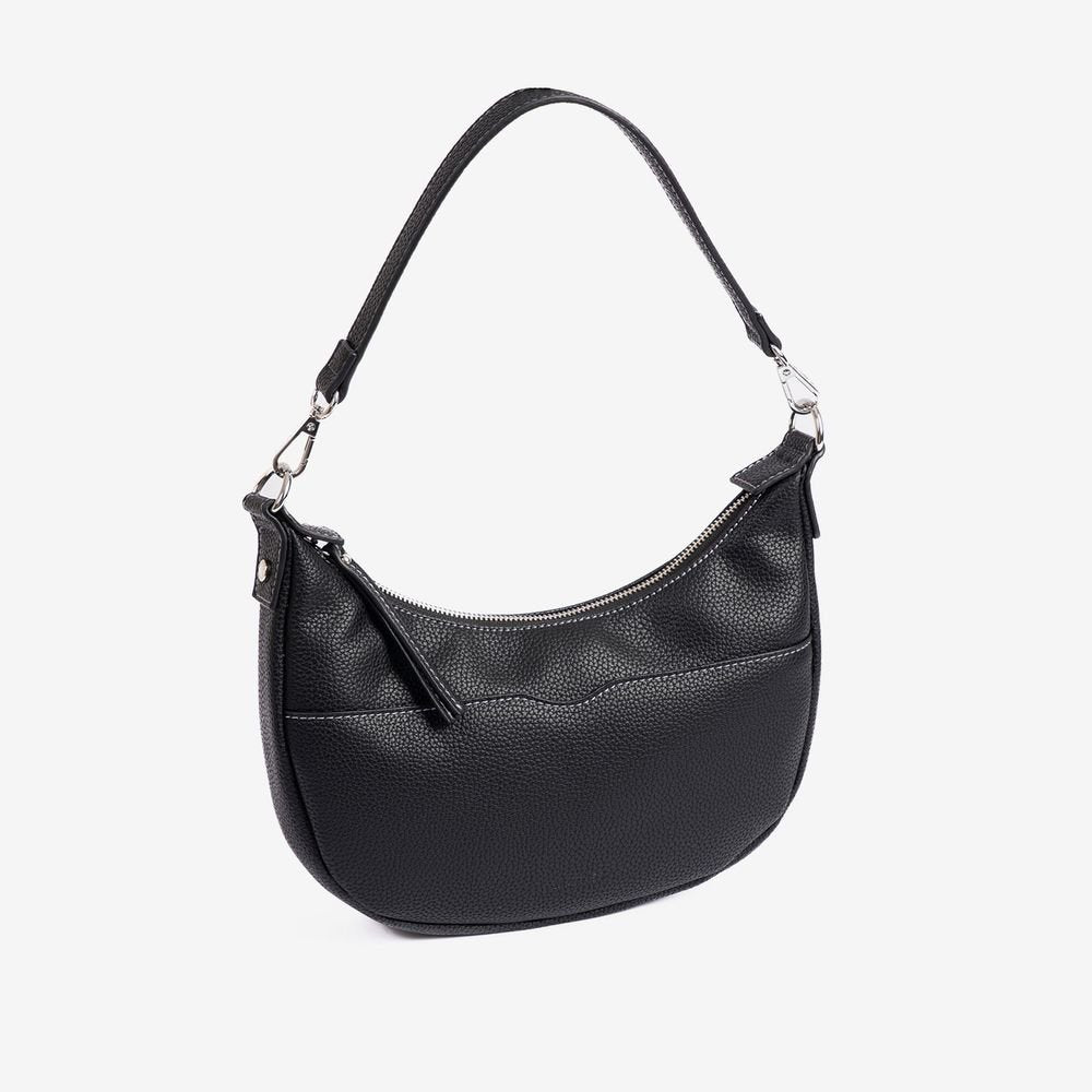 Bolso de Hombro Media Luna Mujer Negro New Minibags MATTIES Imagen principal del producto