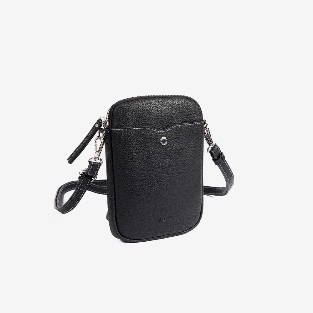 Bolsito bandolera portamóvil mujer negro New Minibags MATTIES