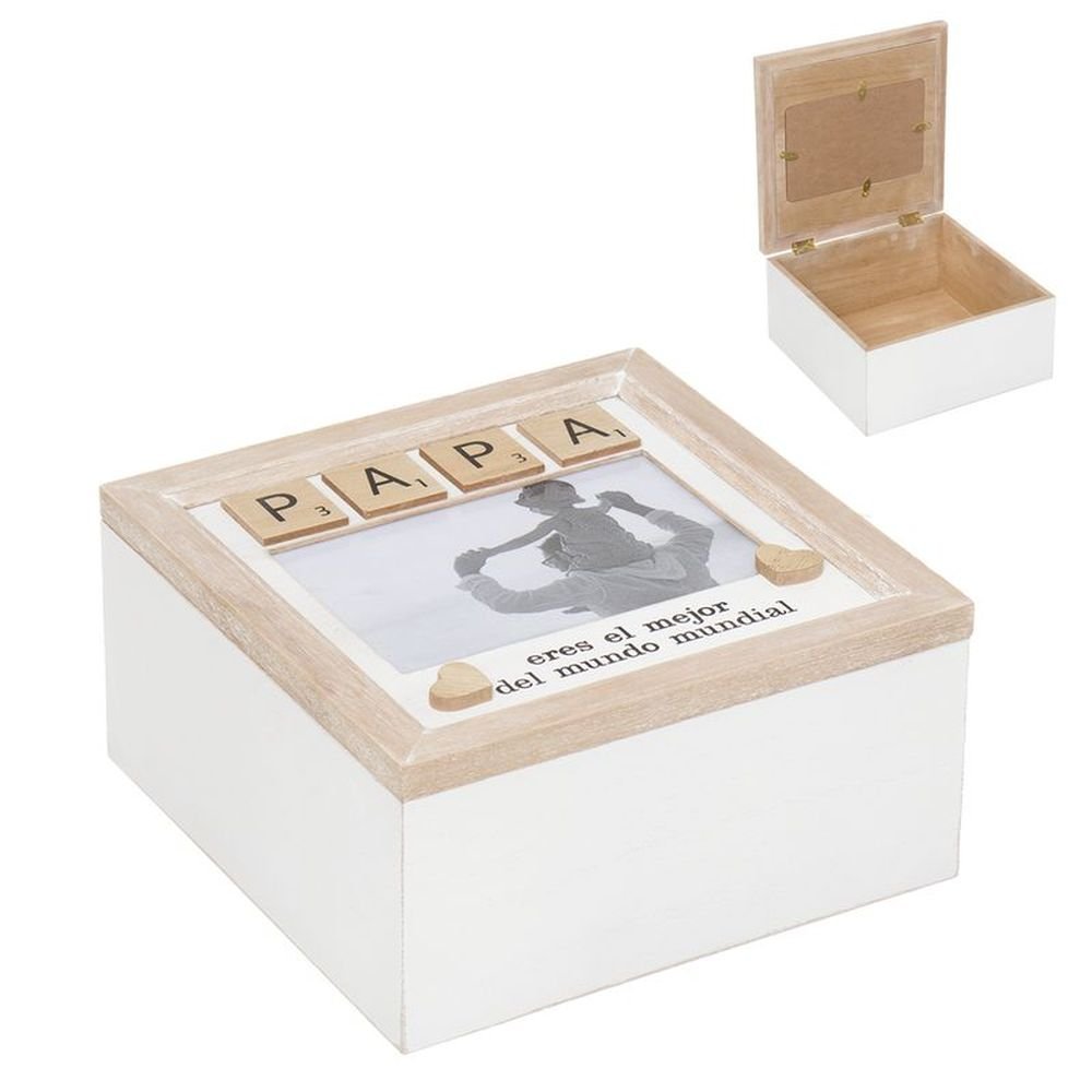 Caja Portafotos Papa Marca DCASA Imagen principal del producto