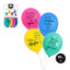 SET 8 GLOBOS CUMPLEAÑOS MOLONES DISEÑO SURTIDO 30CM LATEX | AMBER MOOD OH YEAH | 1 UNIDAD | 28435557707816