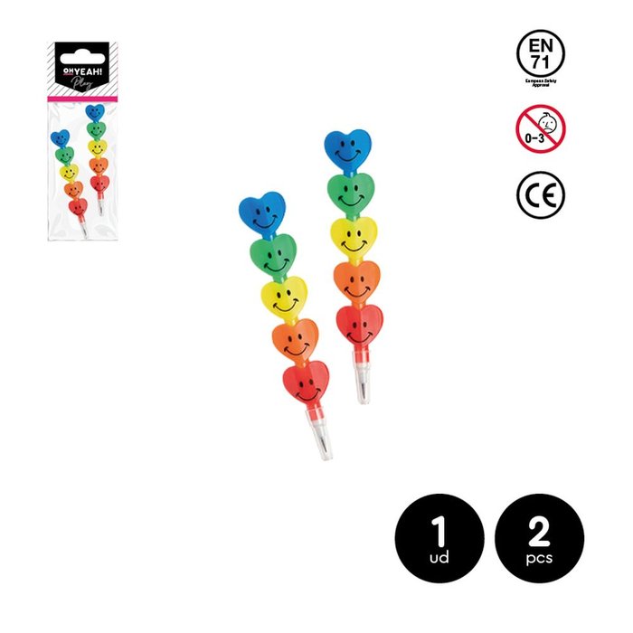 SURTIDO JUGUETES PARA PIÑATA LAPIZ CORAZON 2 UNIDADES | AMBER MOOD OH YEAH | 1 UNIDAD | 28435557713299
