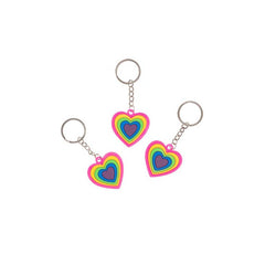 SURTIDO JUGUETES PARA PIÑATA LLAVEROS CORAZONES 3 UD | AMBER MOOD OH YEAH | ENVASE 12 UDS. UNIDAD | 28435557713695