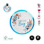 Set 6 Platos Llanos Oh My Boy Azul Pastel 23 cm Amber Mood Oh Yeah