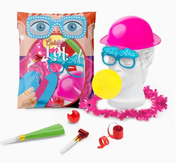 BOLSA COTILLON PREMIUM 8 PCS | AMBER MOOD OH YEAH | ENVASE 30 UDS. UNIDAD | 8435557722075 Imagen principal del producto