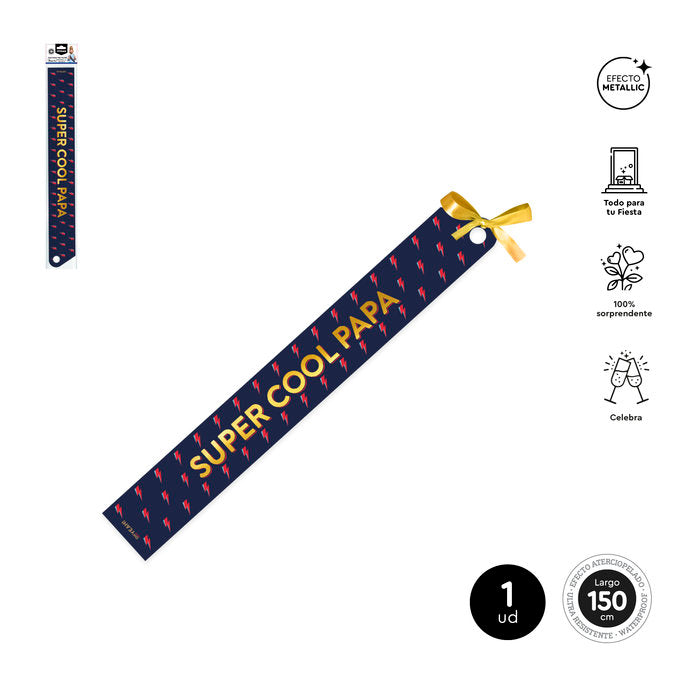 BANDA SUPER COOL PAPA 150X10 CM PVC 1 UNIDAD | AMBER MOOD OH YEAH | 1 UNIDAD | 8435557726097
