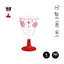 SET 3UDS COPA AGUA/VINO NAVIDAD PIE ROJO 220CC PS | AMBER MOOD OH YEAH | ENVASE 6 UDS. UNIDAD | 8435557728510