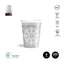 SET 6UDS VASO CARTON NAVIDAD PLATA 270CC | AMBER MOOD OH YEAH | 1 UNIDAD | 8435557728916