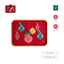 Set 2 Uds Bandeja Cartón Roja Adornos 25x34 cm AMBER MOOD OH YEAH