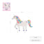 Vela Forma Unicornio 10x8,4x1 cm Amber Mood Oh Yeah