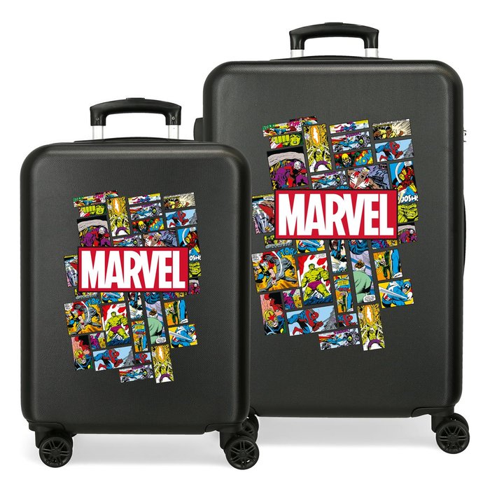Juego de Maletas Comic Marvel rígidas 55-68 cm negro JOUMMA Maletas Licencia Imagen principal del producto