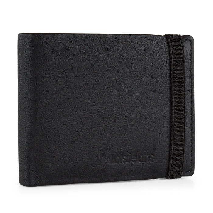 Cartera de Piel con Elastico Wilson Negro ARSAMAR ENTERPRISE
