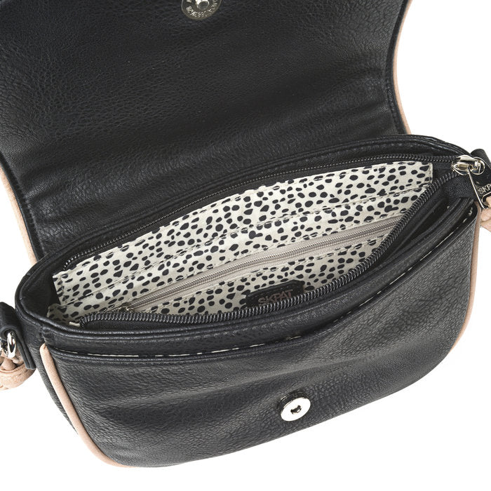 👜 BOLSO BANDOLERA/HOMBRO CON SOLAPA - SKPAT CROSSES