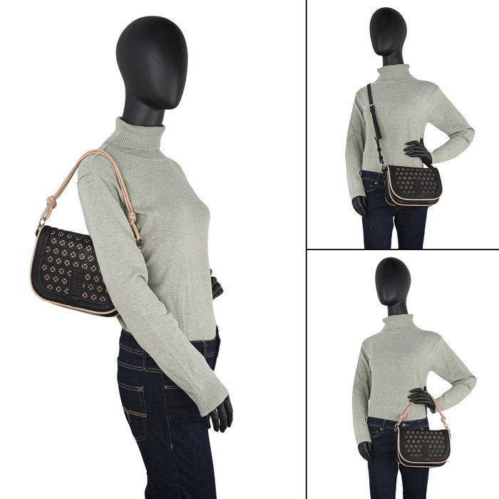 👜 BOLSO BANDOLERA/HOMBRO CON SOLAPA - SKPAT CROSSES