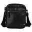 Bandolera Polipiel Doble Norwalk Lois Negro ARSAMAR ENTERPRISE
