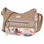Bolso bandolera Medialuna Rafia-Polipiel Leyre Taupe ARSAMAR ENTERPRISE