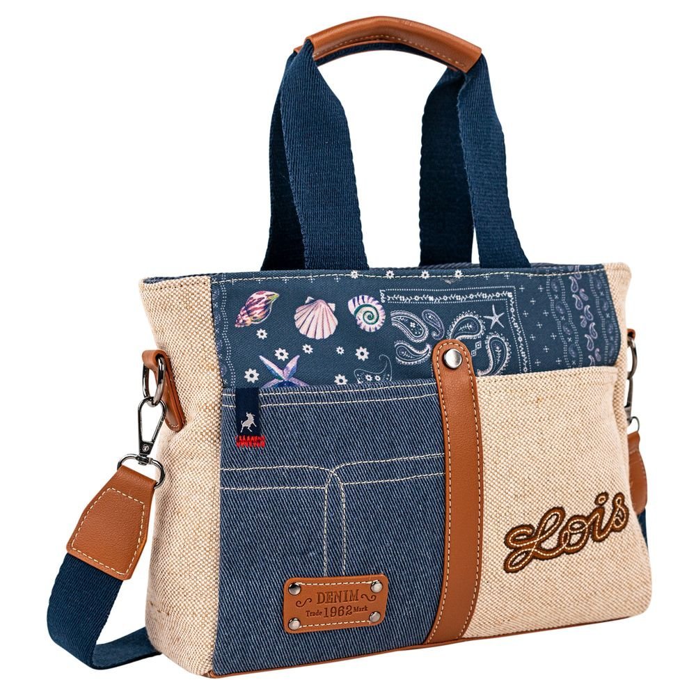 Bolso bandolera shopper lona-denim-polipiel Aveyron Lois ARSAMAR ENTERPRISE