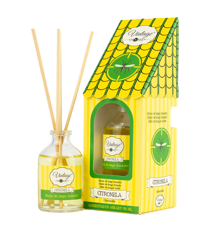 MIKADO VINTAGE HOME 50ML CITRONELA | NATUAROMATIC GEL | ENVASE 6 UDS. UNIDAD | 8435586106587
