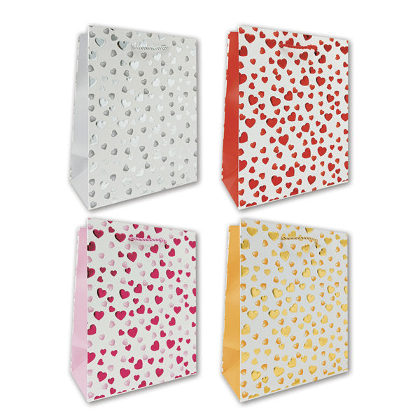 BOLSA GRANDE CORAZONES COLORES 12U 25X10X31 | ARGUVAL, S,L, | 1 UNIDAD | 8435593452509