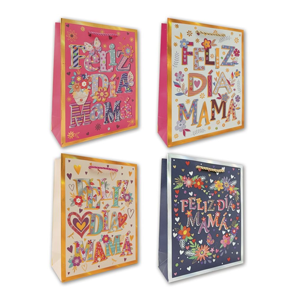 BOLSA GRANDE FELIZ DIA MAMA 12U | ARGUVAL, S,L, | 1 UNIDAD | 8435593457085