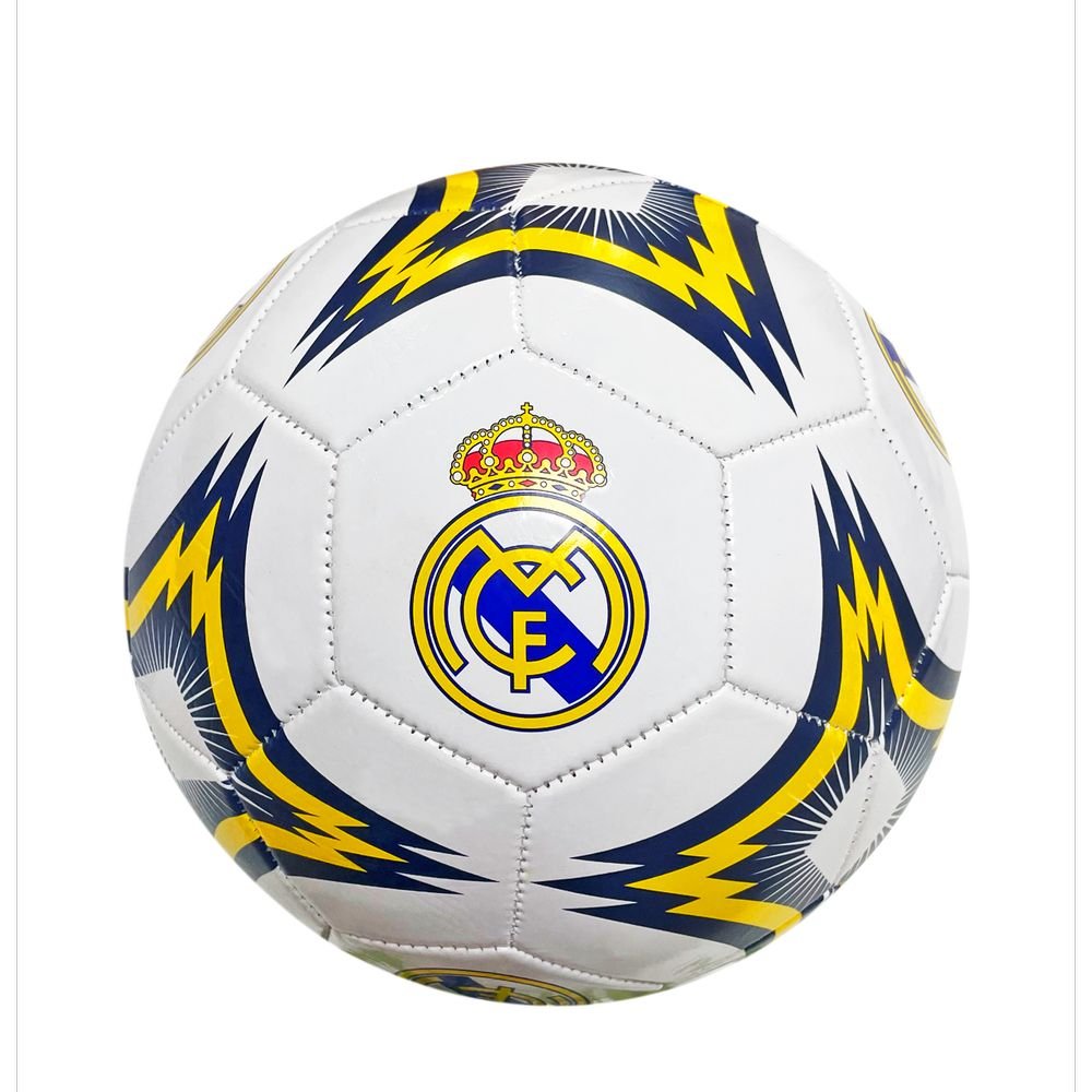 BALON REAL MADRID ESCUDO DESINFLADO 330 GR, | GRUPO MOYA PELUCHES S,L | 1 UNIDAD | 8435613244312 Imagen principal del producto