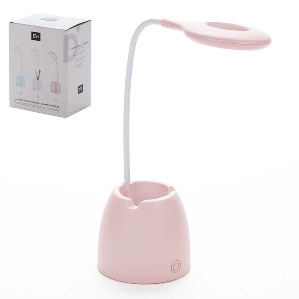 Lámpara con Portalápices Rosa DCASA Imagen principal del producto