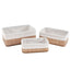 JUEGO DE 3 CESTAS BAMBU NATURAL | DCASA | 1 UNIDAD | 8435683238099