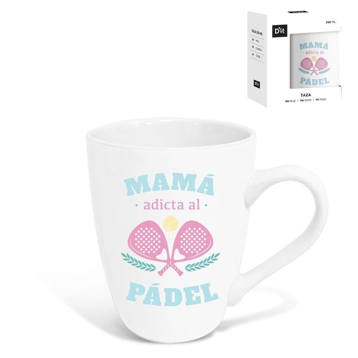 TAZA 344ML MAMA PADEL | DCASA | 1 UNIDAD | 8435683238600