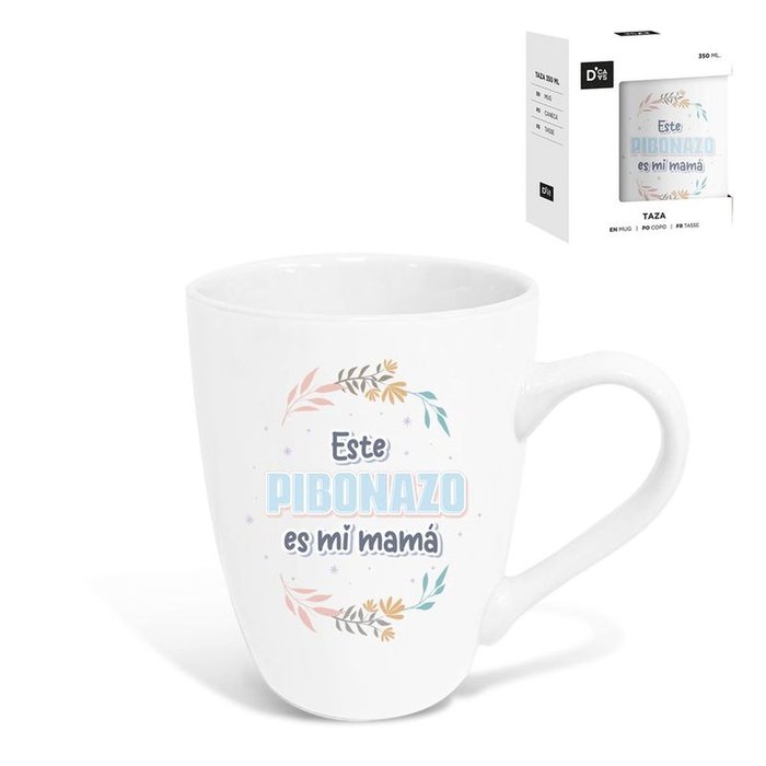 TAZA 344ML MAMA PIBONAZO | DCASA | 1 UNIDAD | 8435683238655 Imagen principal del producto