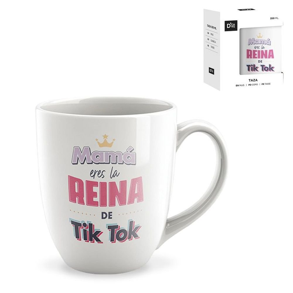 Taza 344 ml Mama Tik Tok Marca DCASA