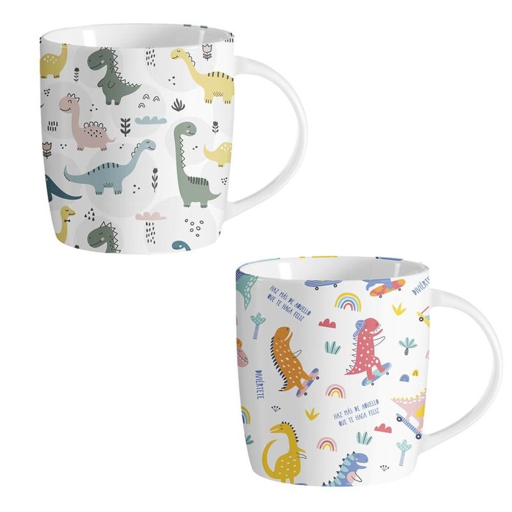 TAZA 350ML DINOS SURTIDAS | DCASA | 1 UNIDAD | 8435683264739 Imagen principal del producto