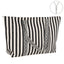 BOLSO RAYAS CON CREMALLERA DETALLE CINTA NEGRO | DCASA | 1 UNIDAD | 8435683273113
