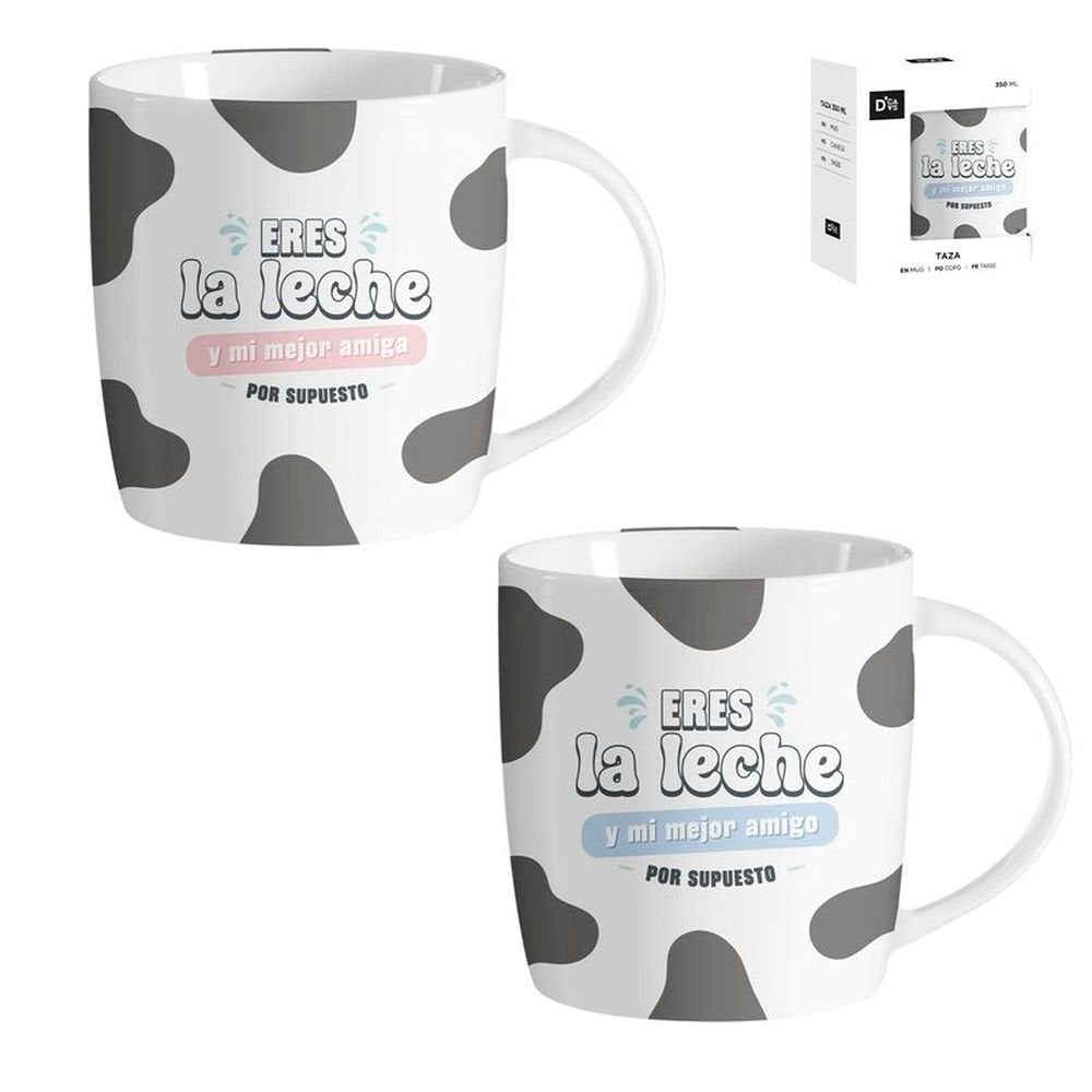Taza 350ml Eres la Leche Surtidas DCASA
