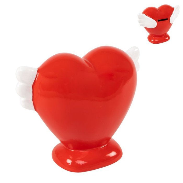HUCHA CORAZON CON ALAS | DCASA | 1 UNIDAD | 8435683279740