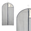 FUNDA TRAJES RAYAS GRIS | DCASA | 1 UNIDAD | 8435683281880