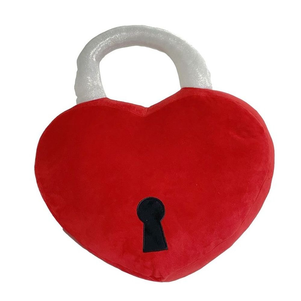 Cojin Forma Corazón Candado DCASA Imagen principal del producto