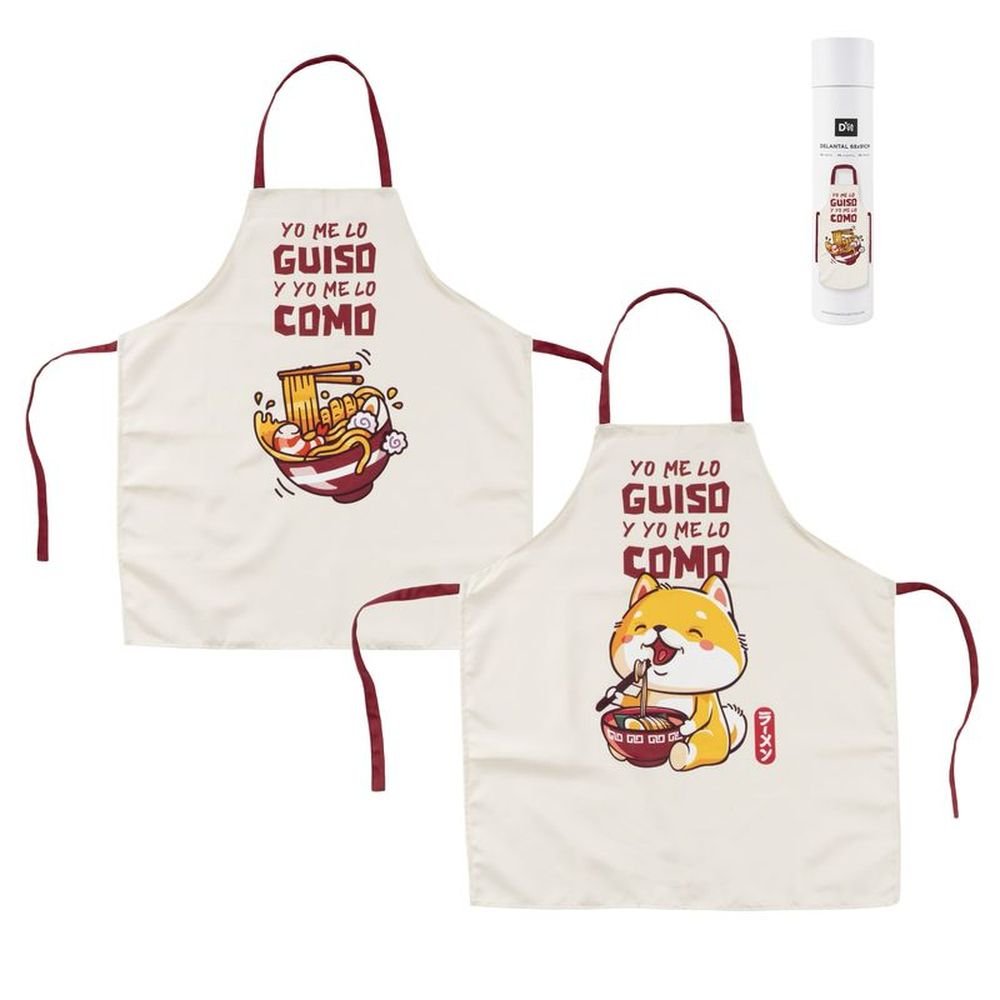 Delantal Wok Yo Me Lo Guiso Surtidos Marca DCASA Imagen principal del producto