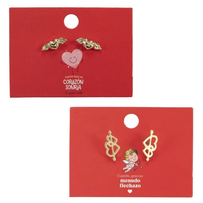PENDIENTES AMOR SURTIDOS | DCASA | 1 UNIDAD | 8435683290448 Imagen principal del producto