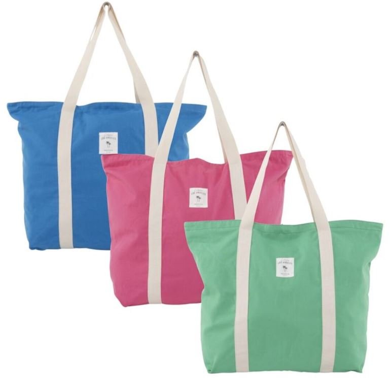 Bolso algodón XL con cremallera Madison surtidos DCASA