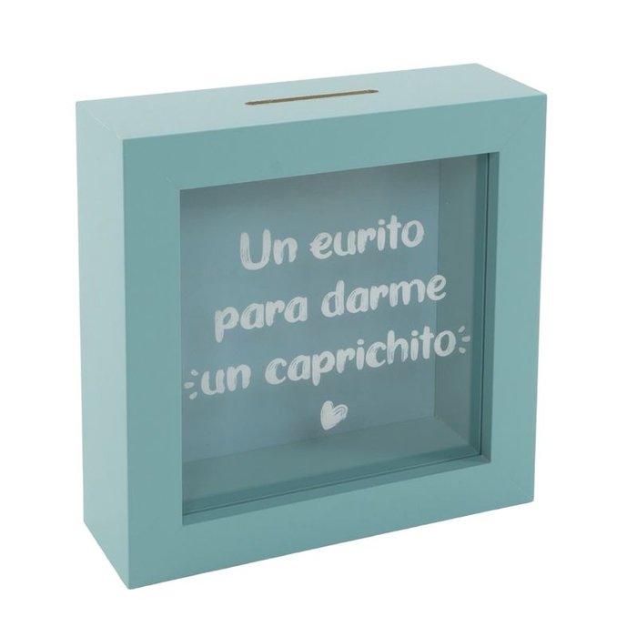 HUCHA DE MADERA CAPRICHO | DCASA | 1 UNIDAD | 8435683293463 Imagen principal del producto