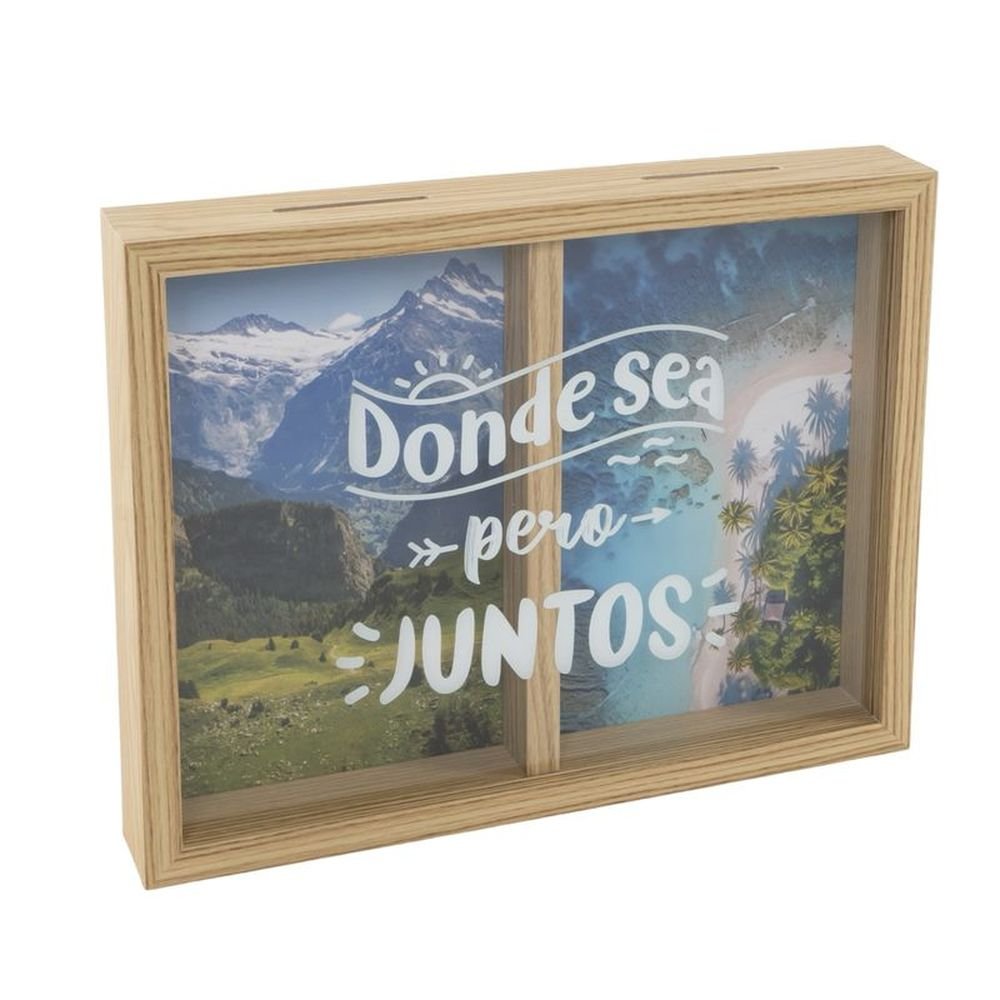Hucha Doble Mar o Montaña Marca DCASA