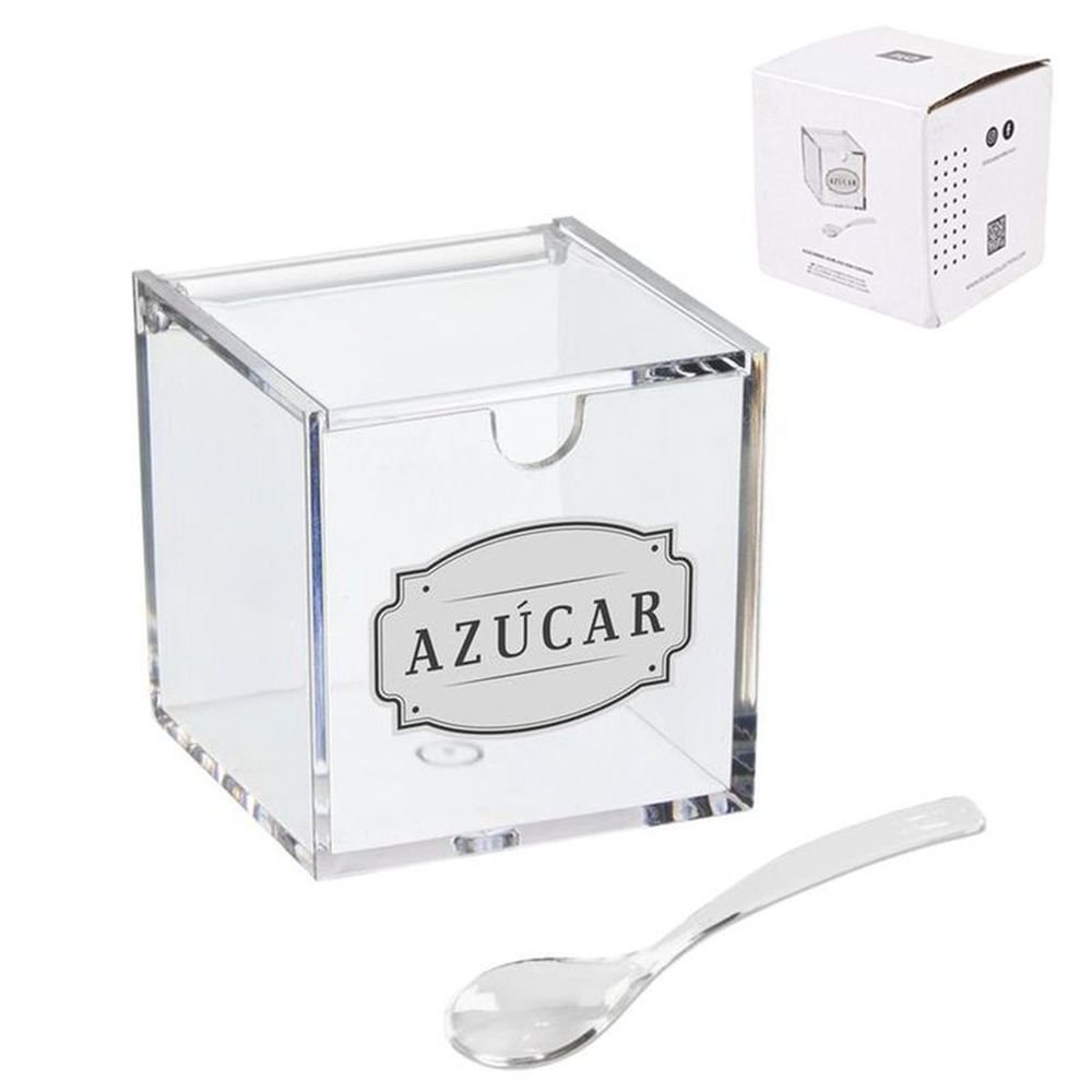 Azucarero Acrílico con Cuchara Azucar DCASA