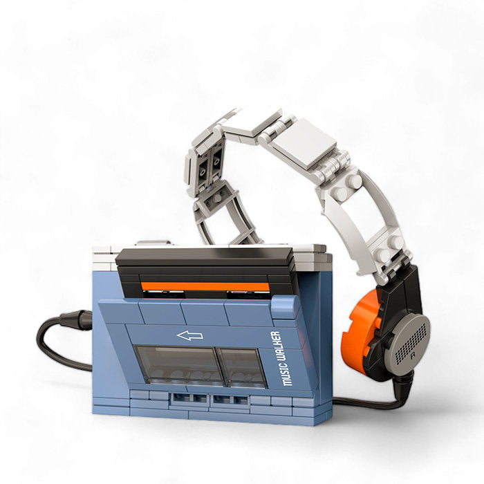 MAQUETA BLOQUES CONSTRUCCION WALKMAN CASSETTE PLAYER | ROLIFE MADNESSTOYS MAQUETAS | 1 UNIDAD | 8435691400211 Imagen principal del producto
