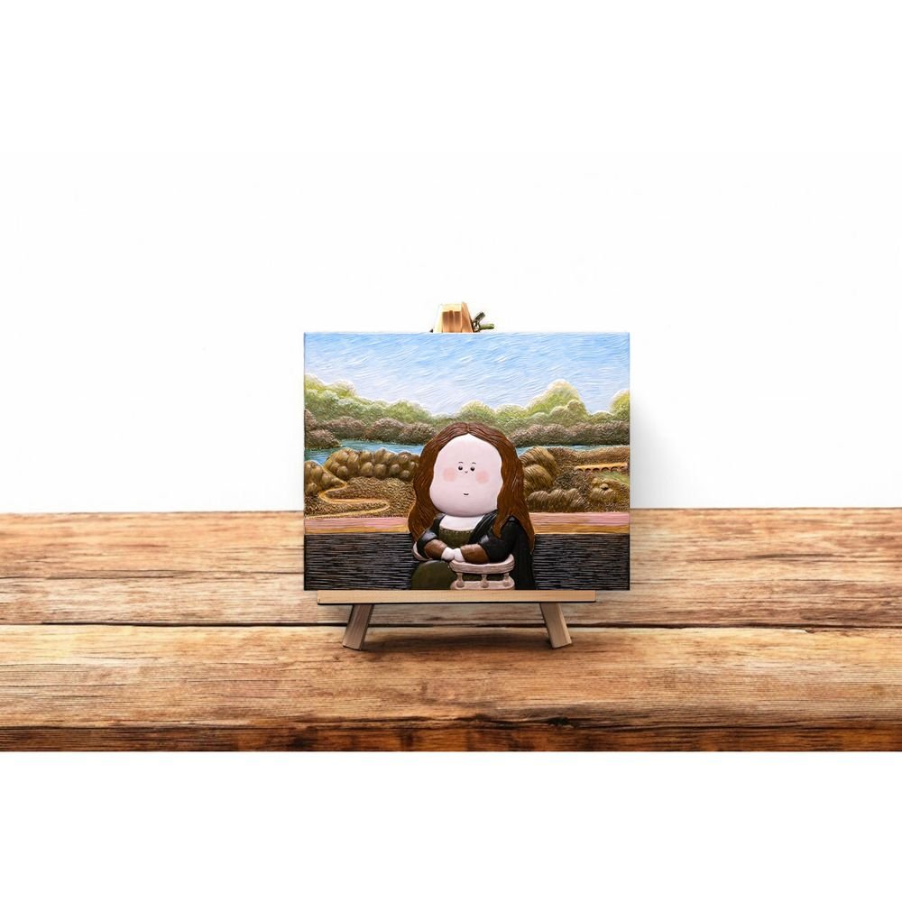 Set de Pintura 3D Landscape The Smile of Mona Sasha Imagen secundaria del producto